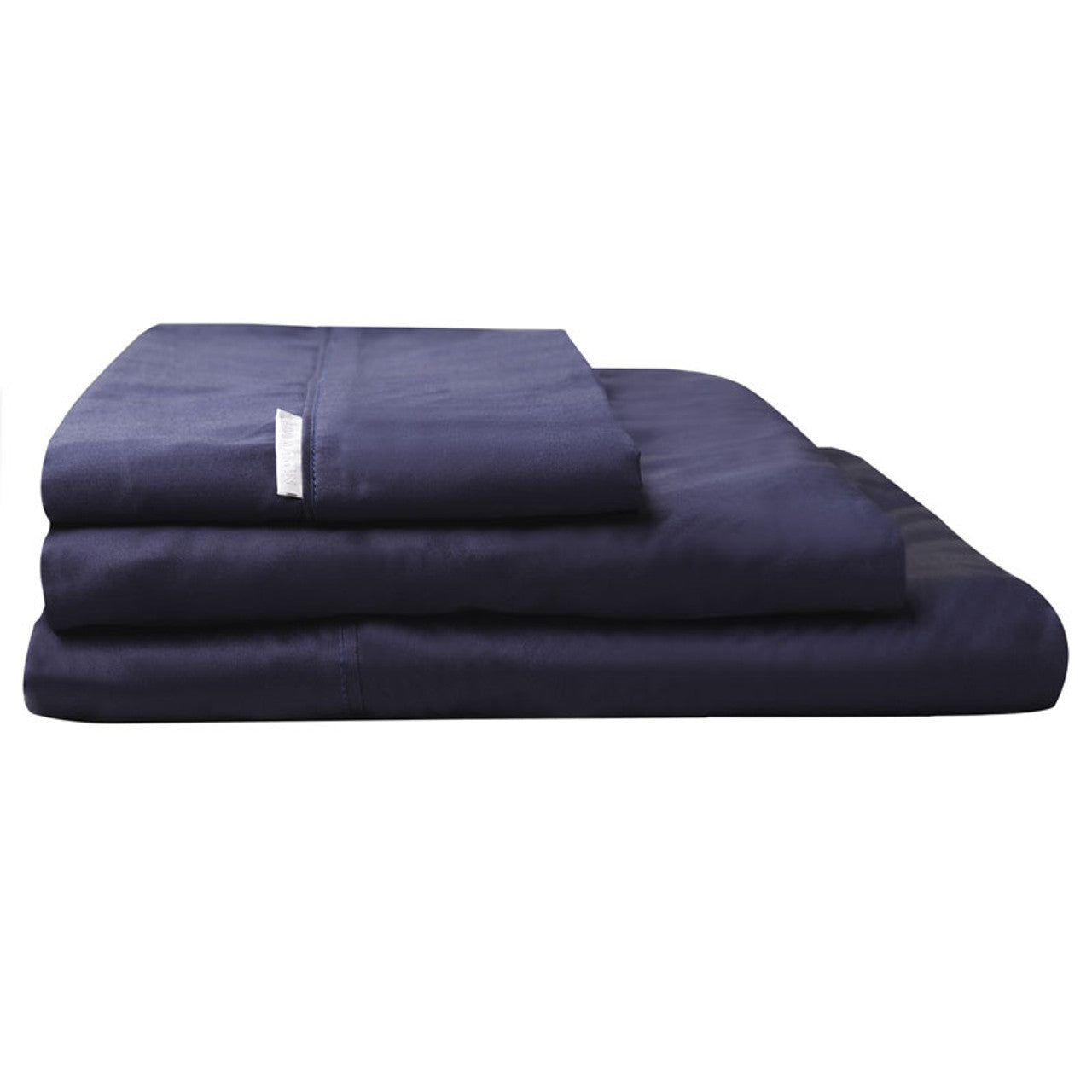 Indulge in the pinnacle of luxury with the Navy Bed Sheet Sets by Logan and Mason. Crafted from pure Egyptian Cotton with an impressive 400 thread count, these sheets offer unparalleled softness and a silky smooth feel.