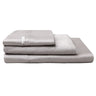 Indulge in the pinnacle of luxury with the Pewter Bed Sheet Sets by Logan and Mason. Crafted from pure Egyptian Cotton with an impressive 400 thread count, these sheets offer unparalleled softness and a silky smooth feel.