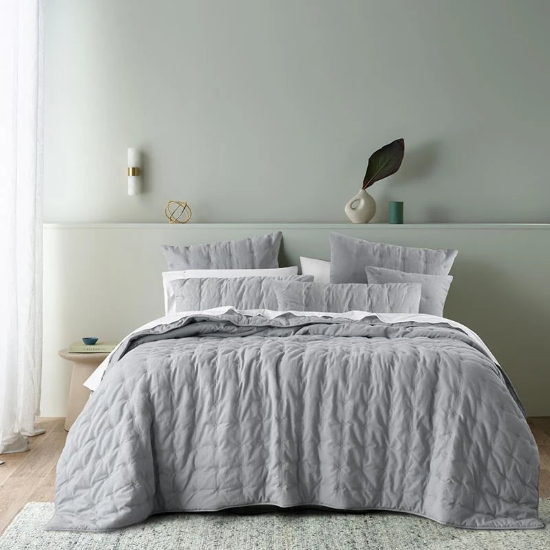 Elevate the elegance of your bedroom with the Langston comforter set. Crafted from high-quality linen/cotton fabrics, our set undergoes pre-washing and pre-shrinking processes, ensuring exceptional softness that only gets better with time and use.