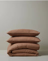 Ravello Linen Pillowcase Pair - Biscuit