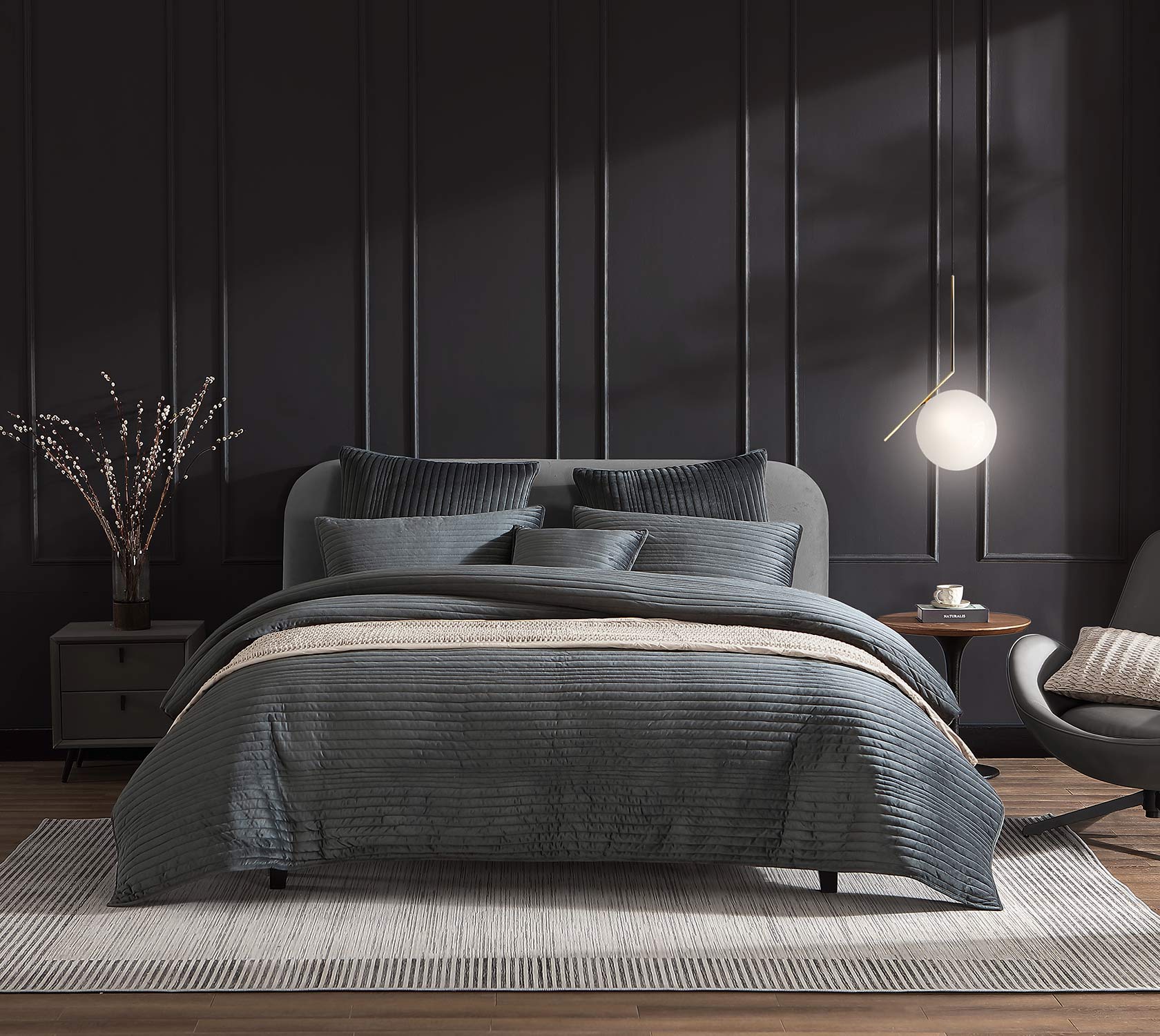 Explore our collection of quilt covers and duvet covers crafted from high-quality fabrics. Discover an array of in-season styles and shades available in sizes ranging from single to super king. Shop now to find the perfect quilt cover, doona covers and duvet covers for your bedroom.