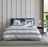 The Cadet Navy Quilt Cover Set provides a relaxed, coastal look in a timeless navy hue. It features large textured stripes for an unmistakable summer feel.