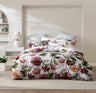 Charming Blush is a traditional botanical inspired floral with tones of delicate blush and plum.