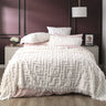 Trending the cotton chenille tufted features. Our Riley Bedcovers are beautiful and perfect with intricate pattern which is soft to touch. A fabulous crochet fringe edging and tufted grid pattern, these bed cover set accent vintage decor. Our Riley range undergoes an innovative garment washing process that results in the ultimate vintage softness.