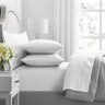 The 1000 thread Egyptian Cotton Sheet Set White will provide the most perfect sleep in a fashionable way. Features superior lustrous touch of the world's finest cotton, while benefiting from the comfort of natural cotton breathability.