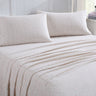 The Evie Flannelette Sheet Set Range Soft Pink by Laura Ashley featues soft delicate pink florals on a fresh white ground. This sheet set will bring a beautiful new look to your bed with the warm and cosy feel of flannelette cotton. Evie is a perfect addition to your elegant bedroom style.