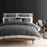 Add a contemporary touch to your bedroom with this simply remarkable Logan & Mason Essex Quilt Cover Set. Provide visual pleasure and style for seasons to come, alongside superior comfort to your bed.