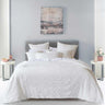 Dress up your bedroom with Kora. An easy-care jacquard fabric with a raised diamond design. An elegantly styled quilt cover that will add flair to your sanctuary. The quilt cover, european pillowcases and cushion all feature a tailored edge to complete the opulent look.