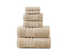 Logan & Mason's 6PC Super Duet Towel Sets are 100% cotton 575gsm. Each set contains 2 x Bath Towels, 2 x Hand Towels and 2 Face Washers and are available in 6 clasic colourways to suit any decore.