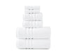 Logan & Mason's 6PC Super Duet Towel Sets are 100% cotton 575gsm. Each set contains 2 x Bath Towels, 2 x Hand Towels and 2 Face Washers and are available in 6 clasic colourways to suit any decore.