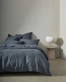 Ravello Linen Pillowcase Pair - Denim