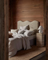 Rest with ease and style with the Ravello Quilt Cover.Featuring unique, internal ties to secure the quilt inside, this quilt cover was designed to keep your quilt in place and stop it from moving around inside the cover while you're sleeping.