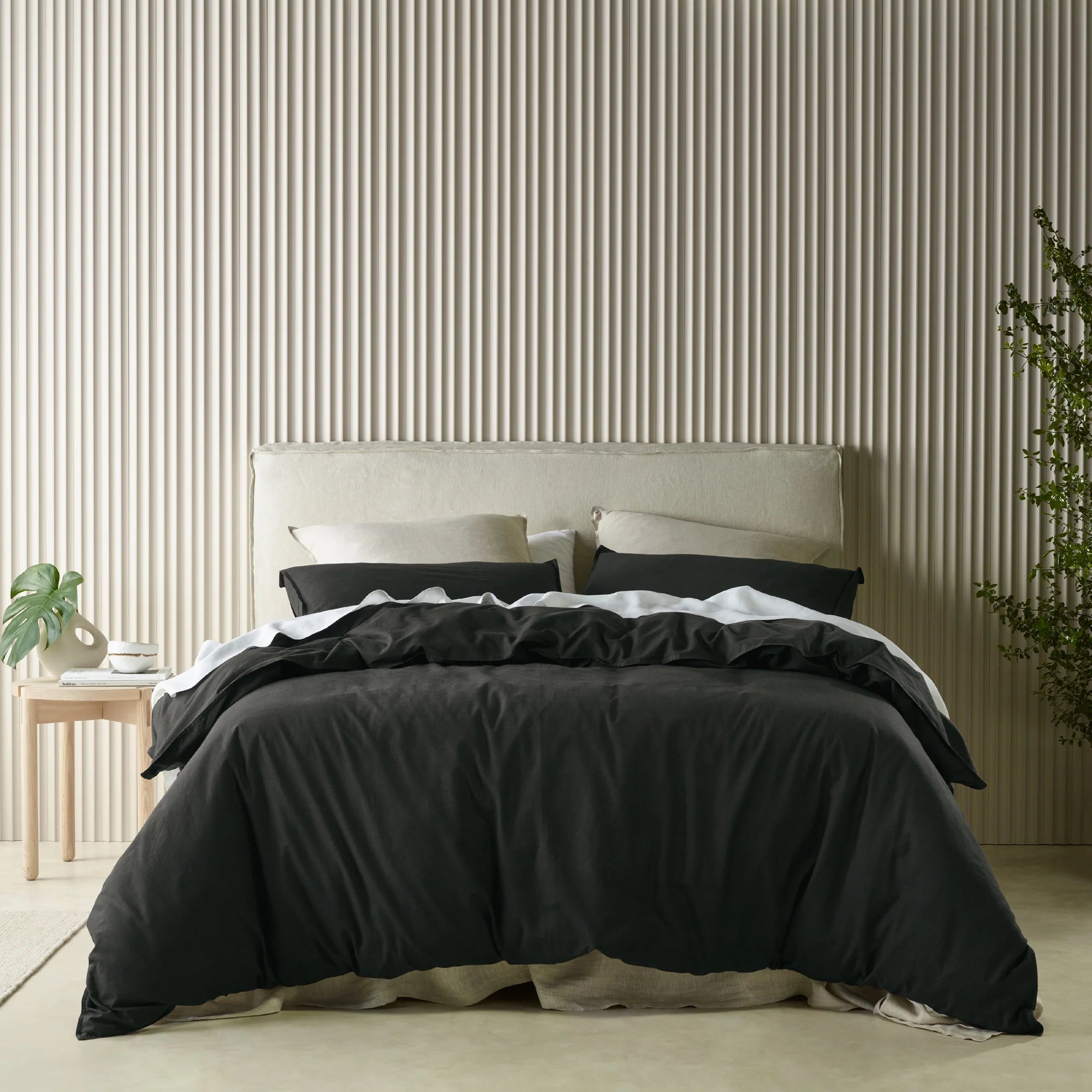 The Acacia range is made from super soft washed cotton percale fabric. An easy-care quilt cover set that requires very minimal ironing. It also features a trendy tailored edge with twin needle stitching to complete the look.