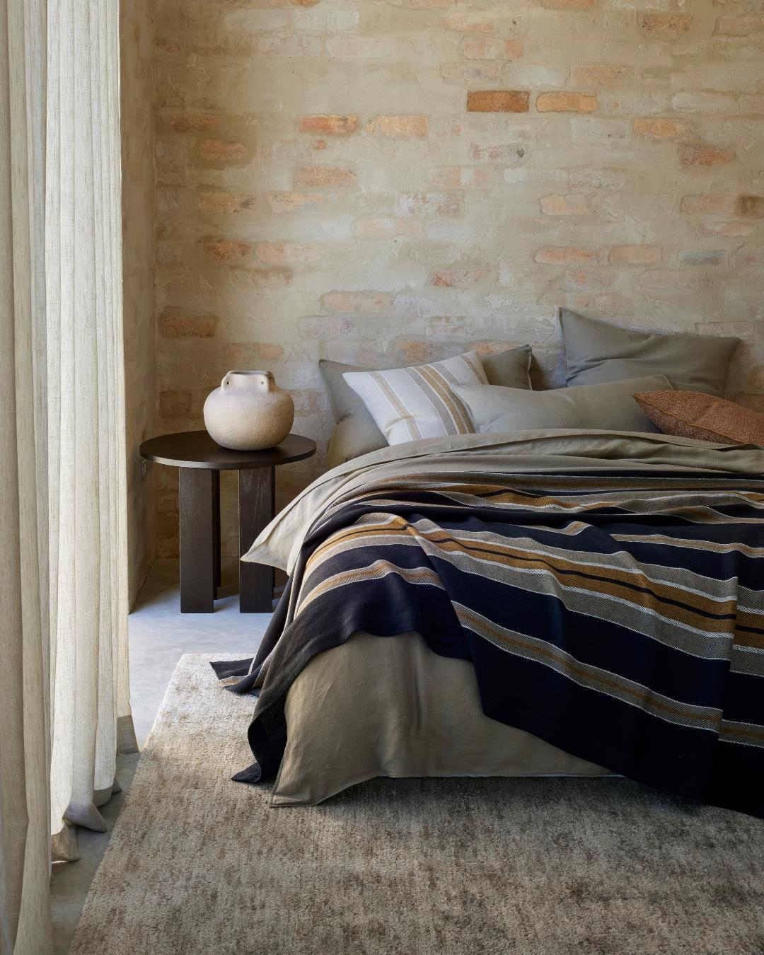 Crafted from the highest quality French Flax Linen, each product from the Ravello range is prewashed and aero finished for a unique and luxuriously soft, relaxed feel, making it a dream to rest and relax in.  The Caper colourway is a soft, muted green that is ideal for those wanting a subtle pop of colour with a natural and nature inspired feel.
