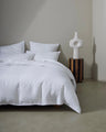 Crafted from the highest quality French Flax Linen, each product from the Ravello range is prewashed and aero finished for a unique and luxuriously soft, relaxed feel, making it a dream to rest and relax in. The White colourway is a classic, essential shade that will match with any look and create timeless styles.