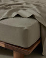 Cover your mattress with soft, luxurious linen with the Ravello Fitted Sheet. The Caper colourway is a soft, muted green that is ideal for those wanting a subtle pop of colour with a natural and nature inspired feel.