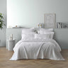 A timeless and sophisticated coverlet, sure to go in any bedroom. Crafted using a beautiful and lightweight jacquard fabric which is crease free. Once you feel how beautifully soft the fabric is, you will want to jump straight into bed with it.