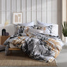 Experience the refined elegance of the Laguna Quilt Cover Set Range Natural by Logan and Mason. This bedding set showcases a sophisticated modern tropical design that exudes charm.
