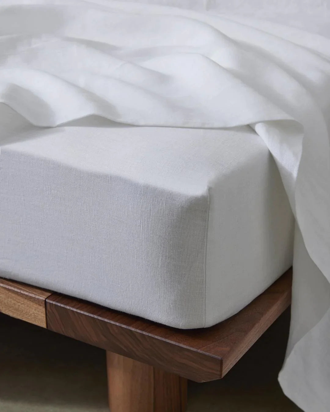 Explore our luxuriously soft French Linen Fitted Sheets for a dreamy sleep.