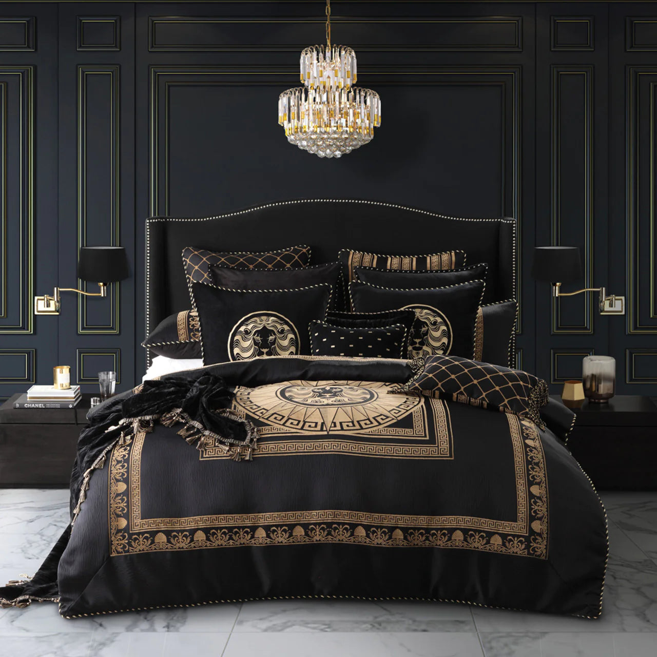 Davinci is a sumptuous collection of classic master bedroom stories, complete with co-ordinating accessories. Traditional design elements are fashioned into opulent statements which are inherently lavish, artistic and dramatic. Shop online today at Linen Emporium.