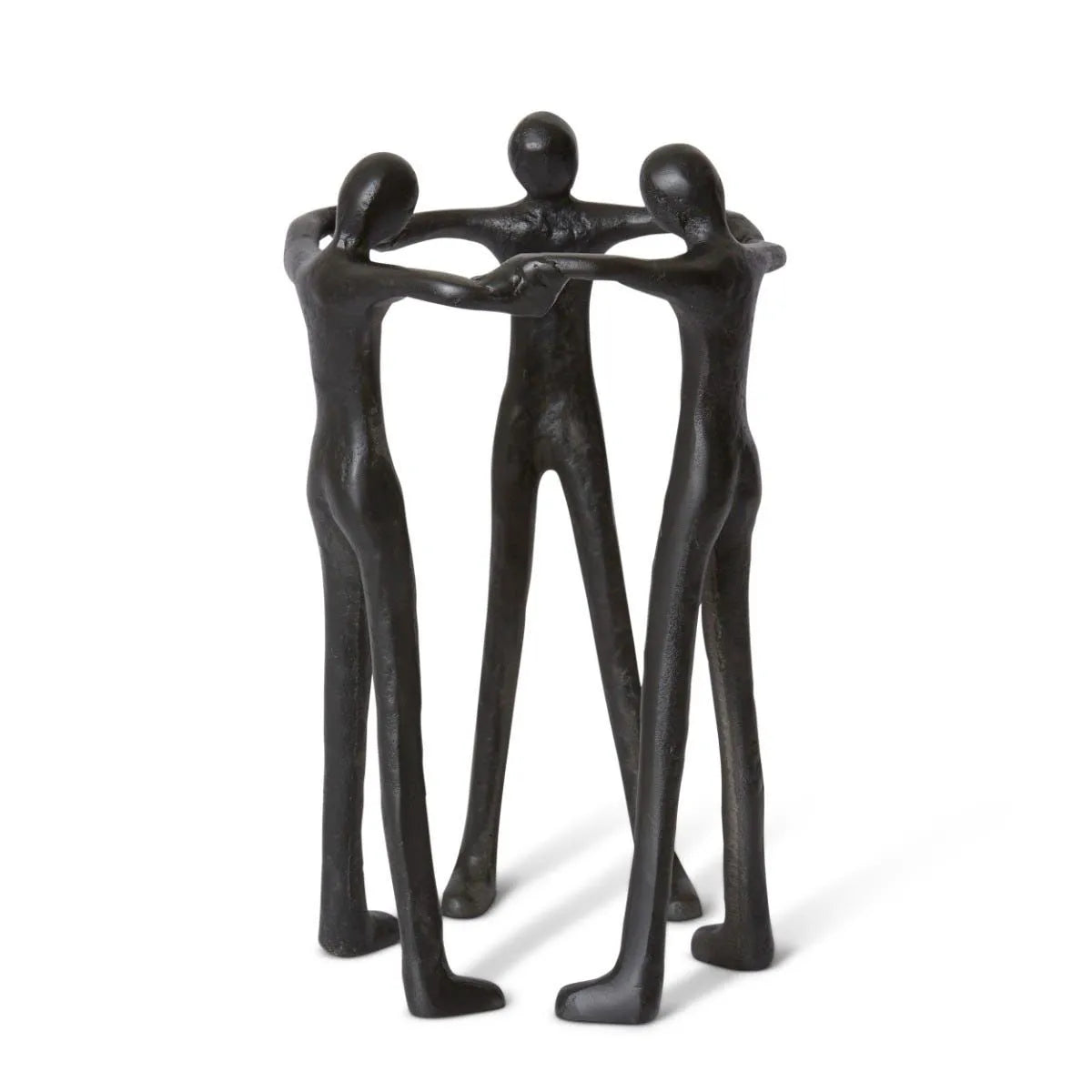 Our Friendship Sculpture adds the perfect touch to any room! Its 23cm x 22cm black design enhances interiors with its beautiful décor accents, creating an inviting atmosphere in your home.